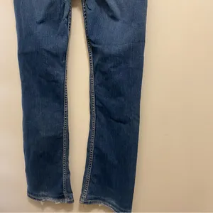 BKE Womens Jeans 28x29 Waist 28” Sabrina Mid Rise Boot Cut Dark Blue Wash Denim thumbnail 10