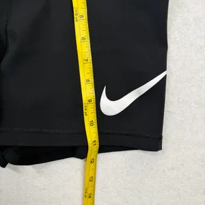 Nike Pro Dri-FIT Women’s Compression Shorts Medium Black Logo Waistband thumbnail 6