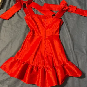 Red Lucy in the Sky Mini Dress thumbnail 2