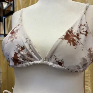 Zaful White and Brown Bikini‎ Set thumbnail 9