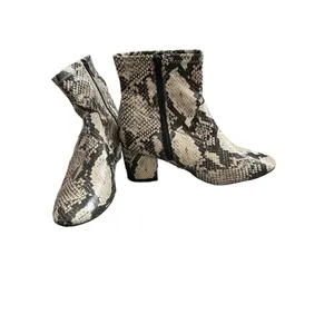 Time and Tru Memory Foam size 7.5 Women's Mid Boot Snake‎ Print thumbnail 2