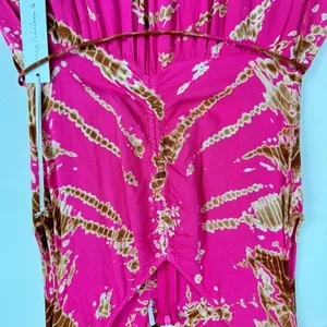 Young Fabulous & Broke Boho Pink Printed Maxi Dress thumbnail 3