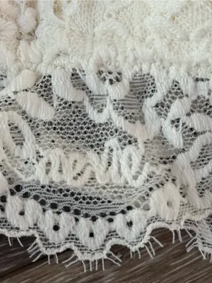 Aerie White Lace Padded Bralette thumbnail 2