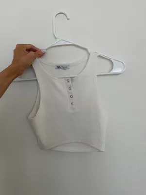 Zara white Tank Top thumbnail 3
