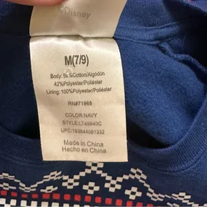 Disney Stitchmas Christmas Sweatshirt M thumbnail 9