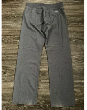 Figs Livingston Basic Scrub Pants Womens S Gray Straight Leg FIONx Medical thumbnail 6