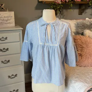 Blue Striped Women's Top New thumbnail 10