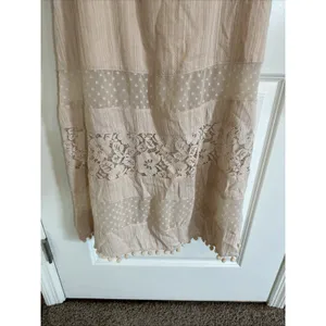 Lulus Modern Menagerie Lace Midi Dress Small Blush Swiftie Romantic Cut Out thumbnail 4