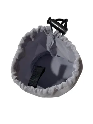 Light Gray G-Force Chalk Bag With Drawstring & Clip For Rock Climbing 9j thumbnail 3