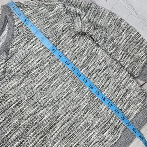 American Eagle Outfitters‎ Gray Speckled Knit Metallic Crewneck Sweater Size SP thumbnail 8