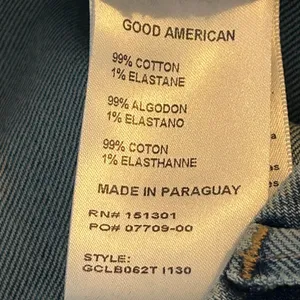 GOOD AMERICAN Womens Blue Denim Flare Jeans Size‎ 6 28 Distressed High Rise thumbnail 9