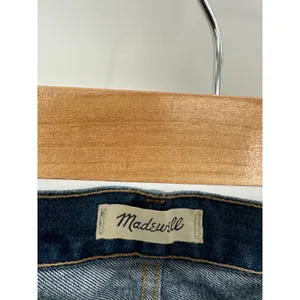 Madewell The Perfect Jean Short Blue 100% Cotton Raw Hem Womens Size 24 HighRise thumbnail 7