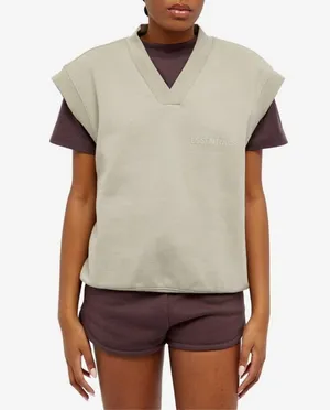 God ESSENTIALS Women's Pullover V-Neck Vest size medium streetwear summer fall thumbnail 2