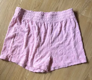 Z Supply Light Pink Textured Lounge Shorts thumbnail 1