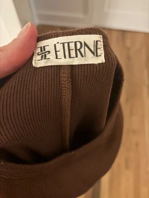 Eterne Long Sleeve Crewneck Mini Dress thumbnail 3