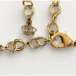Gold Tone Good As Gold Pendant Necklace Brown Rope Convertible Premier Designs thumbnail 4