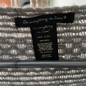 Do Everything In Love Grey Poncho thumbnail 3