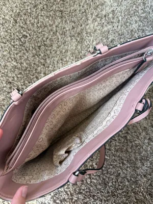 Guess Los Angeles Blush Pink Tote Bag Purse thumbnail 4