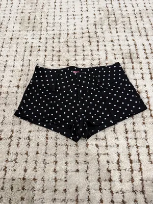 Edikted — Black Polka Dot Micro Shorts thumbnail 2