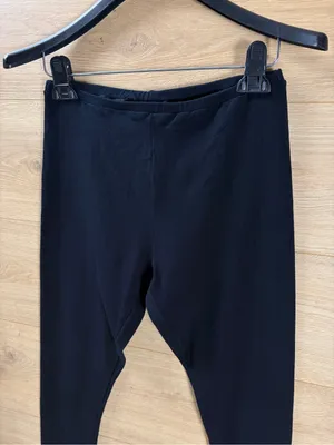 Women’s Catalina Black Stretch Cotton Leggings Small thumbnail 3