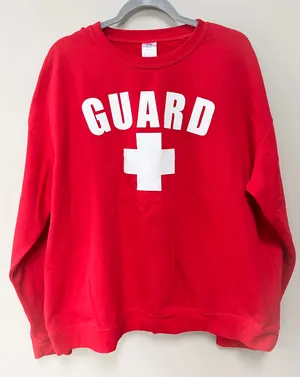 Lifeguard Crewneck Red Size XXL thumbnail 1