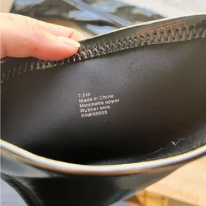 Abound Patent Leather Black Heeled Boots thumbnail 3