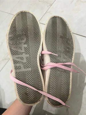 P448 Silver Metallic Sneakers Size 38 EU thumbnail 5