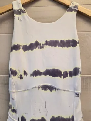 {2} Lululemon Court Crush Tennis Dress Traverse Yellow Multi White thumbnail 6