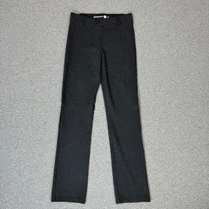 Betabrand Classic Straight Leg Yoga Dress Pants Gray‎ Small thumbnail 3