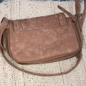 Bloggers favorite tan vegan boho crossbody bag thumbnail 6