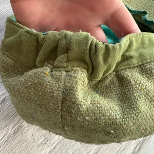 Vintage Speckled Green Tweed Wool Cap Hat thumbnail 6