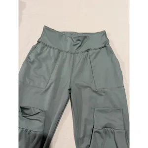Gap Fit Eclipse Pants Green S Small Womens Athletic‎ Joggers Comfy Athleisure thumbnail 6