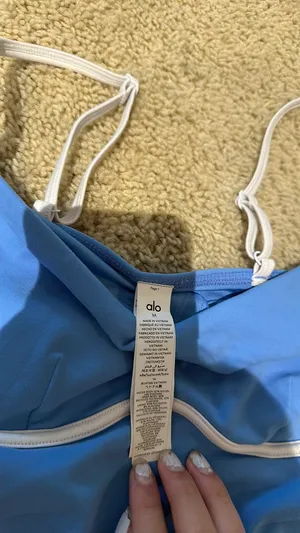 Alo Streamlined Dress Yoga Airbrush light blue thumbnail 3