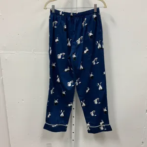 Kate Spade Magic Rabbit Martini Cotton Pajama Set 2 Piece Small Navy Blue Lounge thumbnail 7