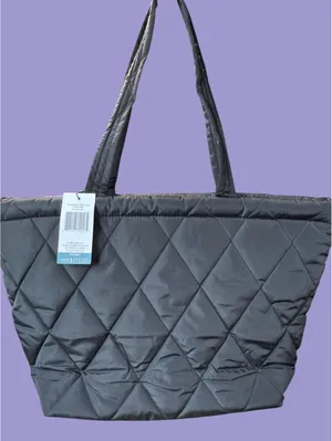 Vera Bradley Quilted Tote Bag with Floral Interior Lining thumbnail 1