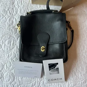 Vintage Coach Station Willis Glovetanned cowhide Leather. Made in 2005 No Box thumbnail 2