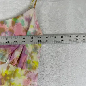 ASTR the Label Pink Yellow Tie Dye Viscose Maxi Slip Dress ACDR100591 Womens M thumbnail 3