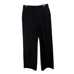 Lululemon City Sleek‎ Wide Leg Pants Black Full Length Commuter Office Womens 27 thumbnail 2