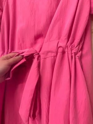 Glam Pink Cinch Waist Dress thumbnail 6