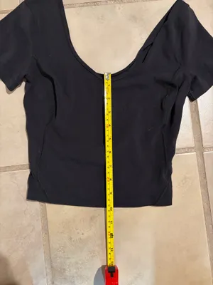 Lululemon Align Top Black Crop thumbnail 7