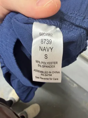 Med Couture Scrub Blue Navy Jogger Pants thumbnail 7