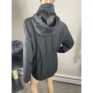 Weatherproof Jacket Black Removable Hood Zip Front Womens Midi Coat M‎ B-R thumbnail 8