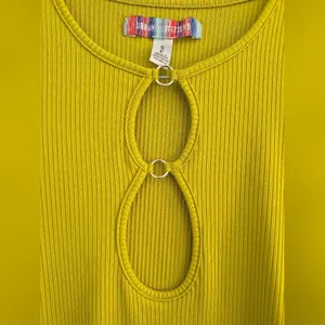 Urban Outfitters Keyhole trendy y2k going out rave festival Ribbed Top Small thumbnail 3