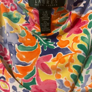 Size Large Ralph Lauren Fit and Flair Dress Resort, Beach ,Tropical Wear thumbnail 4