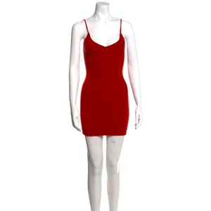 For Love And Lemons Red V Neck Mini Dress Size Large NWT thumbnail 3