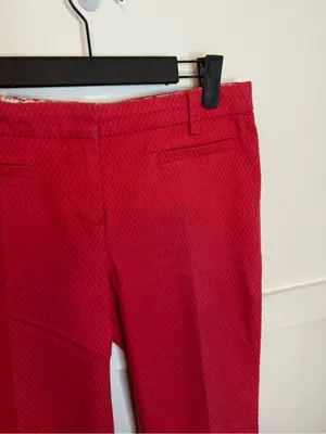 Gregory Vintage Poppy Pink Textured Low Rise Y2K Flare Pants thumbnail 5