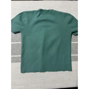 Wishlst Women Green Knit Cutout Short Sleeve T‎ Shirt Top Size L thumbnail 5