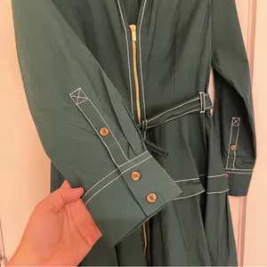 Anthropologie Long Sleeve Belted Front Midi Dress with Zipper thumbnail 7