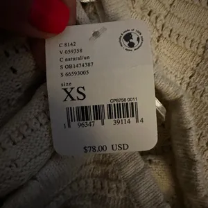NWT Free People Beach Mallorca tan knit dress xs thumbnail 5