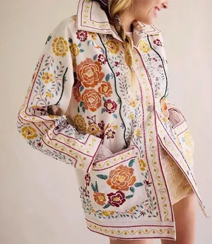 Free People / We The Free Avery Embellished Jacket Size Medium NWT thumbnail 1